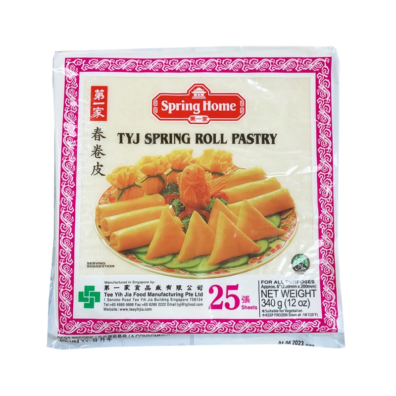 TYJ Spring Roll Pastry 40x12oz (25 sheets)