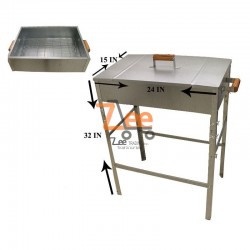 BBQ Grill with Lid BQGL