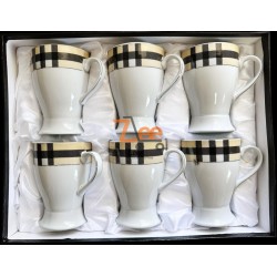Tea Cups Mugs 6pc